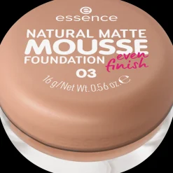 essence Base De Maquillaje>BASE NATURAL MATTE MOUSSE
