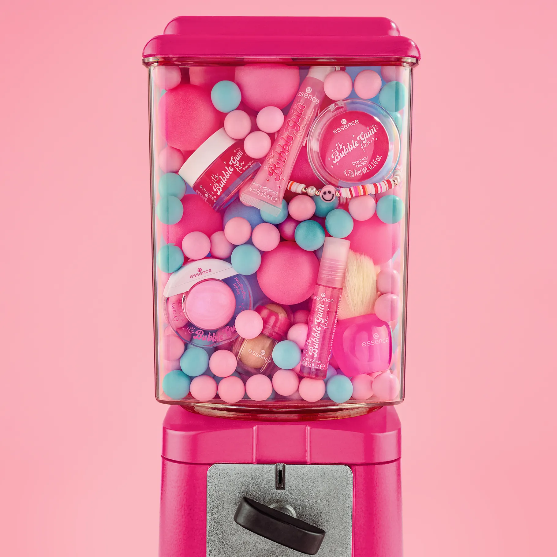 essence Pinceles Y Brochas>Brocha kabuki it's Bubble Gum fun