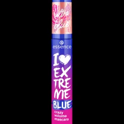 essence Máscara>Máscara voluminizadora I LOVE EXTREME BLUE crazy live LIFE in CORAL