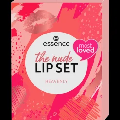 essence Barra De Labios>Set de labios nude heavenly