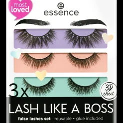 essence Pestañas Artificiales>Set de pestañas artificiales x3 LASH LIKE A BOSS