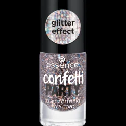 essence Base Y Top Coat>Top coat transformador confetti PARTY