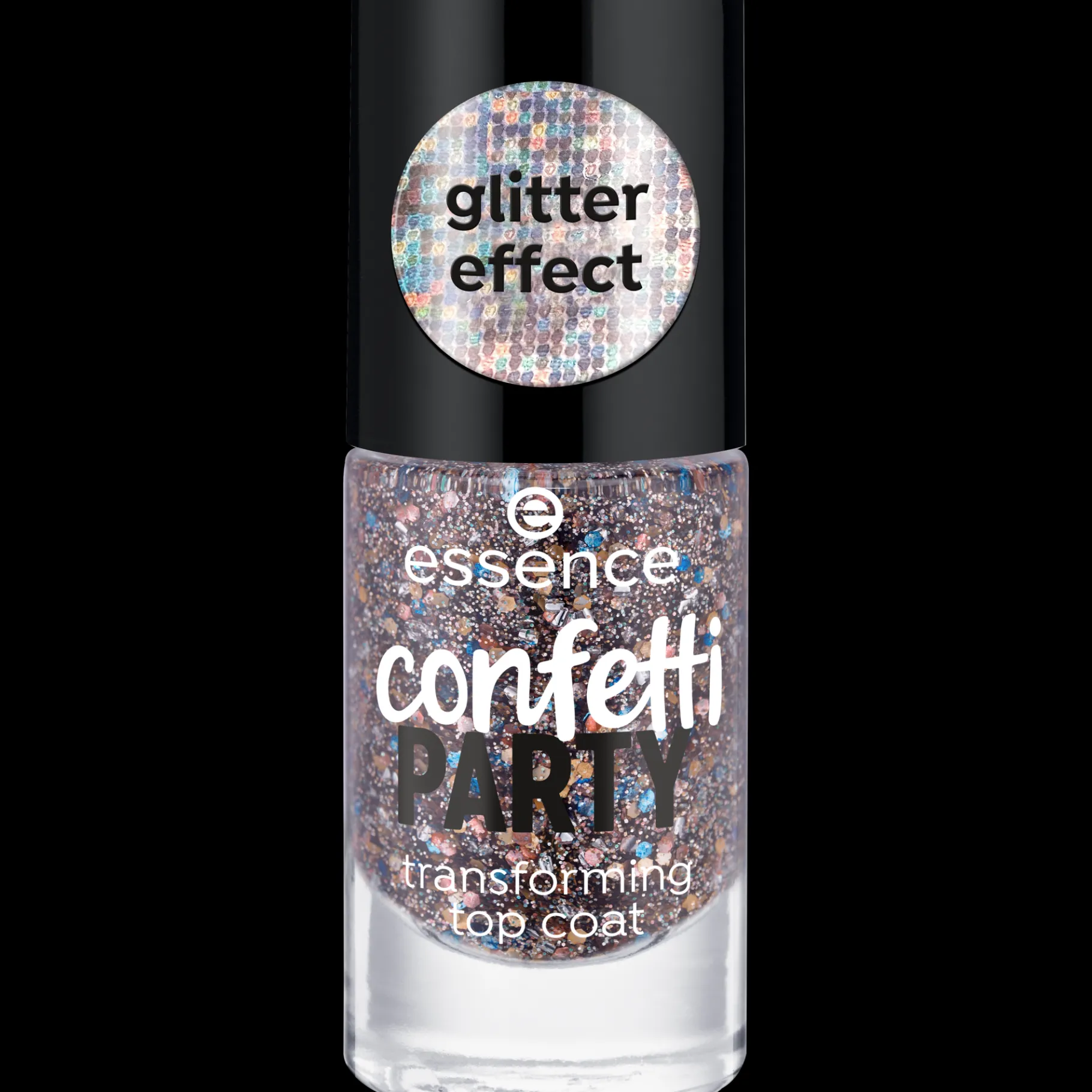 essence Base Y Top Coat>Top coat transformador confetti PARTY
